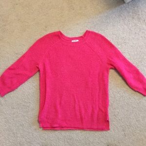 hot pink old navy wool sweater